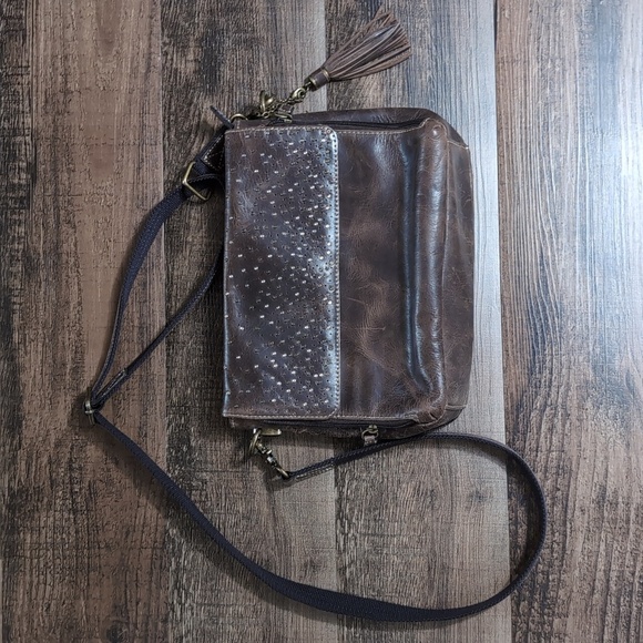 GTM~Conceal Carry Bag Distressed Buffalo Leather - Picture 4 of 14